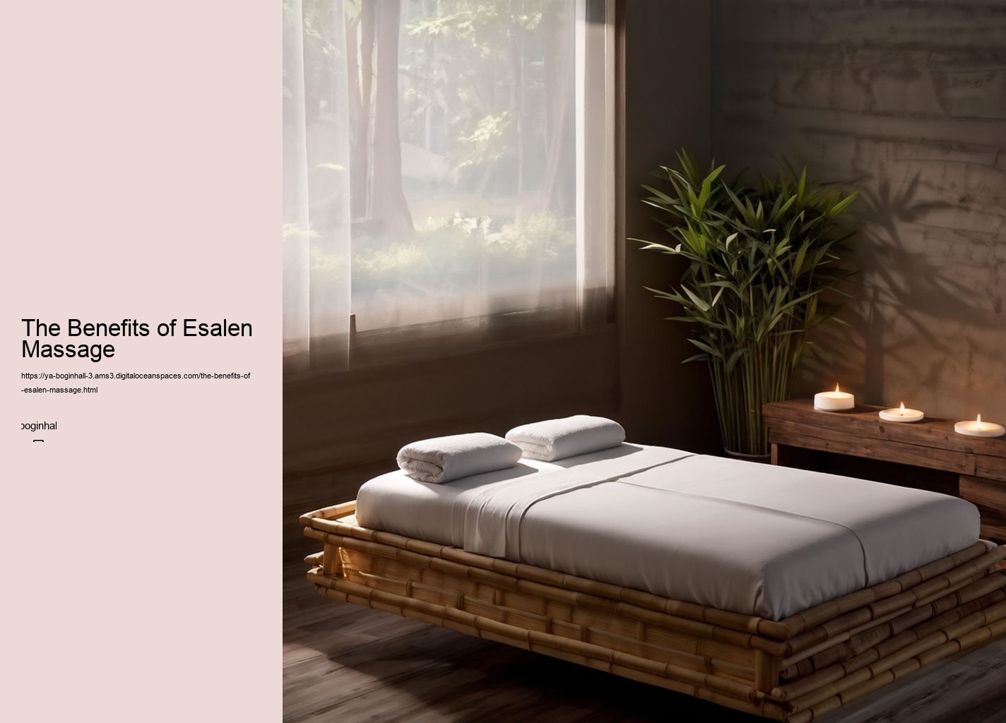 The Benefits of Esalen Massage